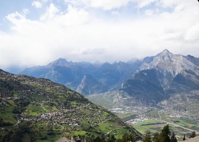 Apartament In With Valley Views Veysonnaz